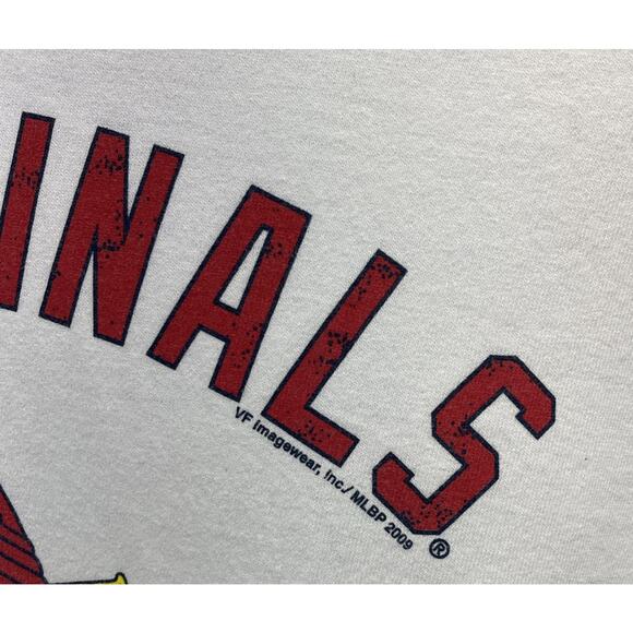 Genuine Merchandise St. Louis Cardinals Red and White T- Shirt Size XL 2009 - Picture 2 of 8
